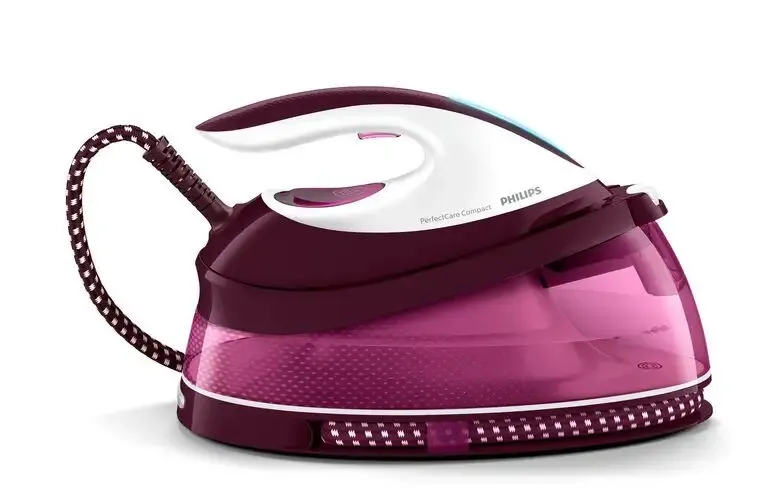 Professionale Philips GC7842/40 ferro da stiro a caldaia 1,5 L SteamGlide Plus Porpora, Bianco