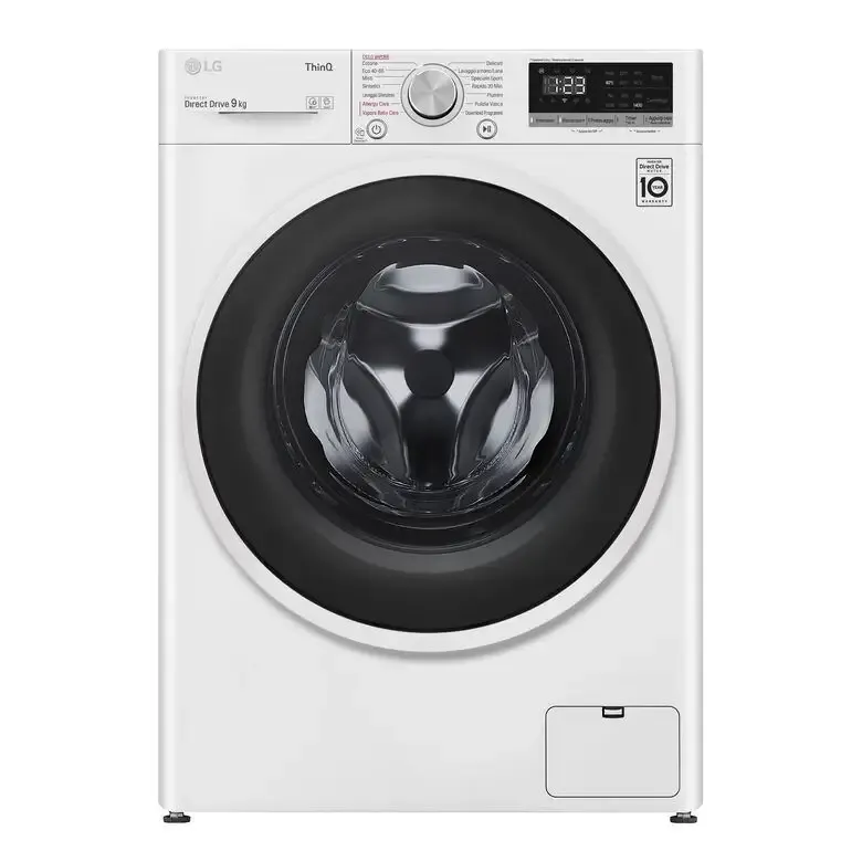 Non Perdere LG Lavatrice Smart AI DD™ TurboWash ™ 9 kg Classe energetica B Autodose Lavaggio a vapore