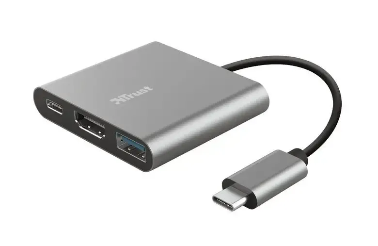 Trust Dalyx USB 3.2 Gen 1 (3.1 Gen 1) Type-C 5 Mbit/s Alluminio, Nero Sconto