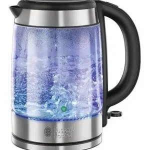 Russell Hobbs 21600-57 bollitore elettrico 1,7 L 2200 W Acciaio inossidabile, Trasparente Di Tendenza