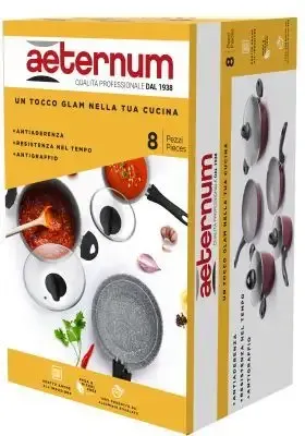 Bialetti Batteria 8 Pz Freedom Promozione Esclusiva