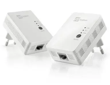TELE System P-link 0.2 500 Mbit/s Collegamento ethernet LAN Bianco 2 pz Di Tendenza