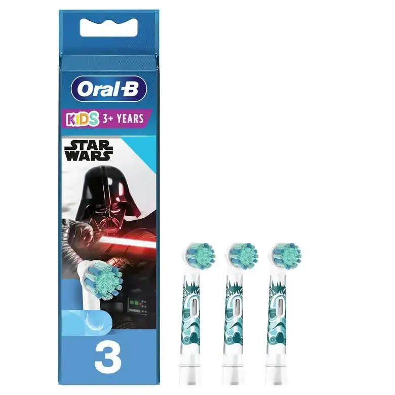 Oral-B Testina Di Ricambio per Spazzolino Kids Star Wars. Confezione Da 3 Promozione