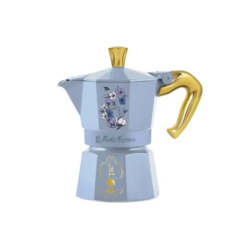 Quantità Limitata Bialetti Bridgerton Moka Nero, Blu, Oro, Viola, Giallo
