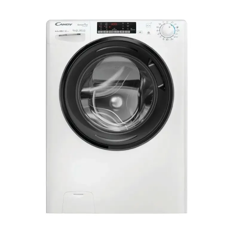Candy CSOW44644TWMB6-S Lavasciuga Libera Installazione 6 Kg, 1400 Giri, Smart Pro Inverter, Wi-fi + Bluetooth, Snap&wash, Classe E, Bianco Nuovo Arrivo