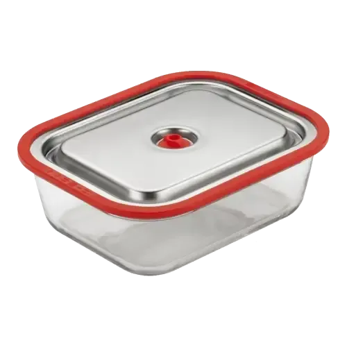 Contenitori sottovuoto Magic Vac ACO1138 Inox e Rosso Nuovo Arrivo