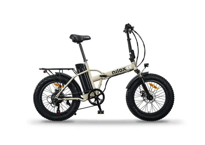 Super Prezzo Nilox E-Bike X8 SE Bici Elettrica Pedalata Assistita Pieghevole Gomme 20" Fat, Doppio Freno a Disco