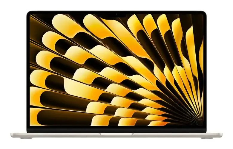 Promozione Apple MacBook Air 15‘‘ M3 chip con core 8 CPU e core 10 GPU, 8GB, 256GB SSD Galassia