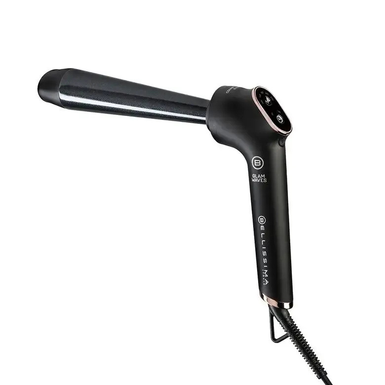 Bellissima Imetec Glam Waves, Ferro Arricciacapelli, Forma Conica, Display, 5 Temperature, Rivestimento Ceramica Diamon e Cheratina, Calore Costante, Puntale Antiscottatura, Riscaldamento Ra Solo Oggi