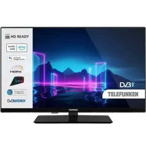 Telefunken TE32750B45V2D Smart TV 32" HD Wi-Fi Nero 250 cd/m² Consegna Rapida