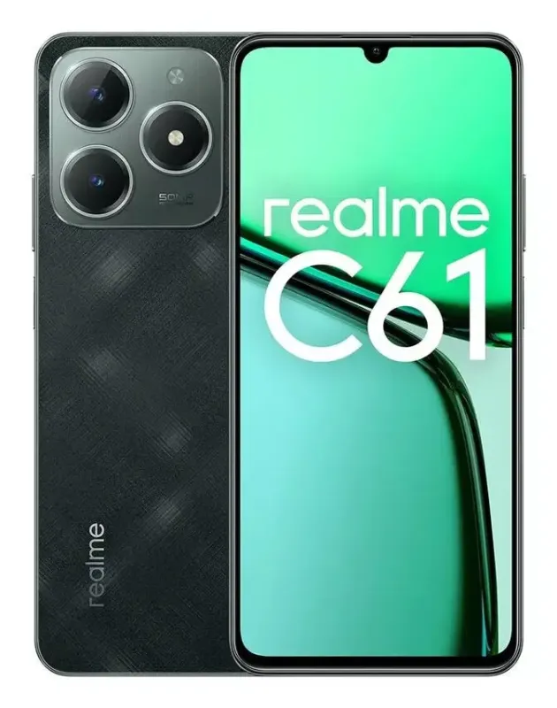 Vendita Finale realme C61 17,1 cm (6.74") Doppia SIM Android 14 4G USB tipo-C 6 GB 256 GB 5000 mAh Verde