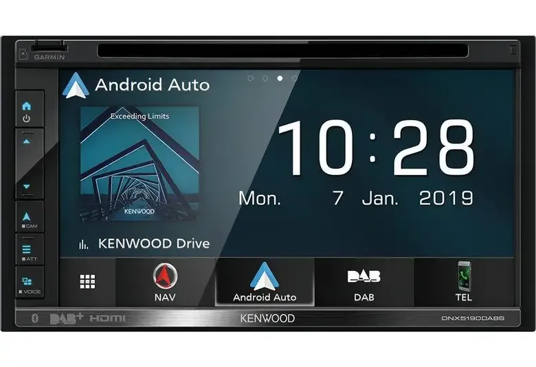 Nuovo Arrivo Kenwood DNX5190DSE3 navigatore Fisso 17,1 cm (6.75") TFT Touch screen 2,1 kg Nero