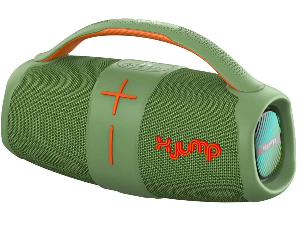 X Jump XJ 120 Cassa Portatile Altoparlante Amplificato 40w Bluetooth Aux-in Verde Ultima Occasione