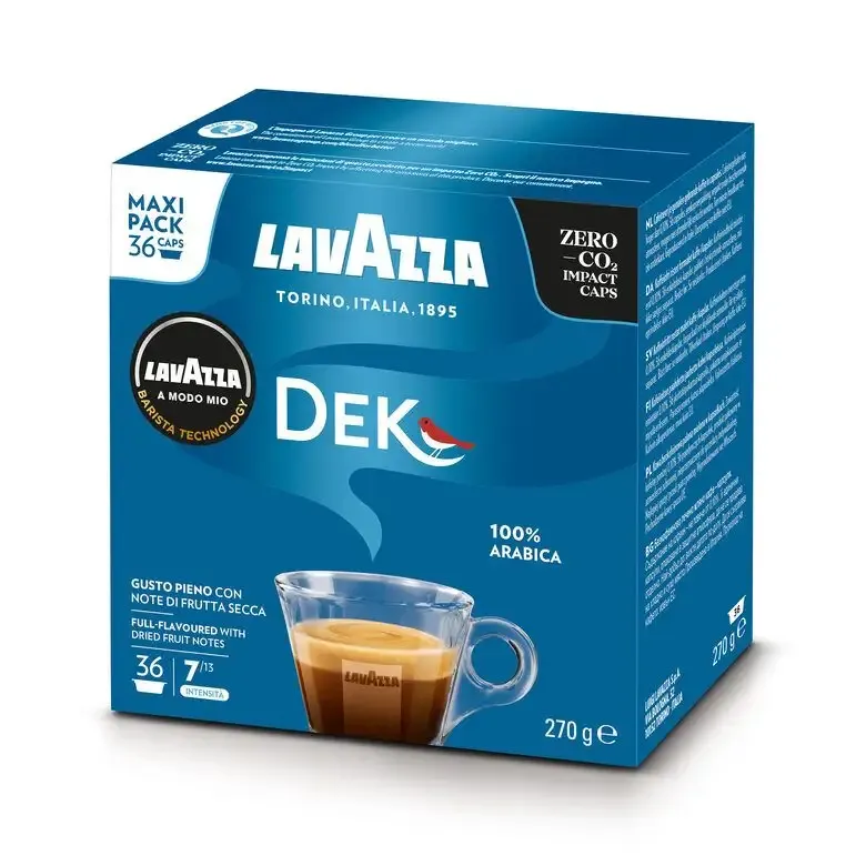 Lavazza A Modo Mio Dek Cremoso, 36 Capsule Spedito Oggi
