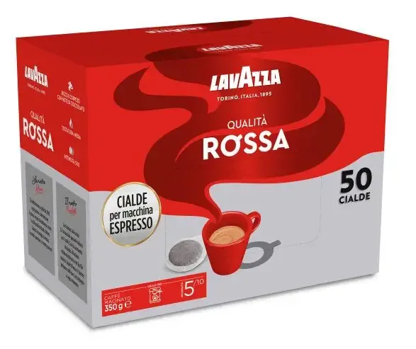 Consegna Rapida Lavazza Qualità Rossa Cialde caffè Tostatura media 50 pz