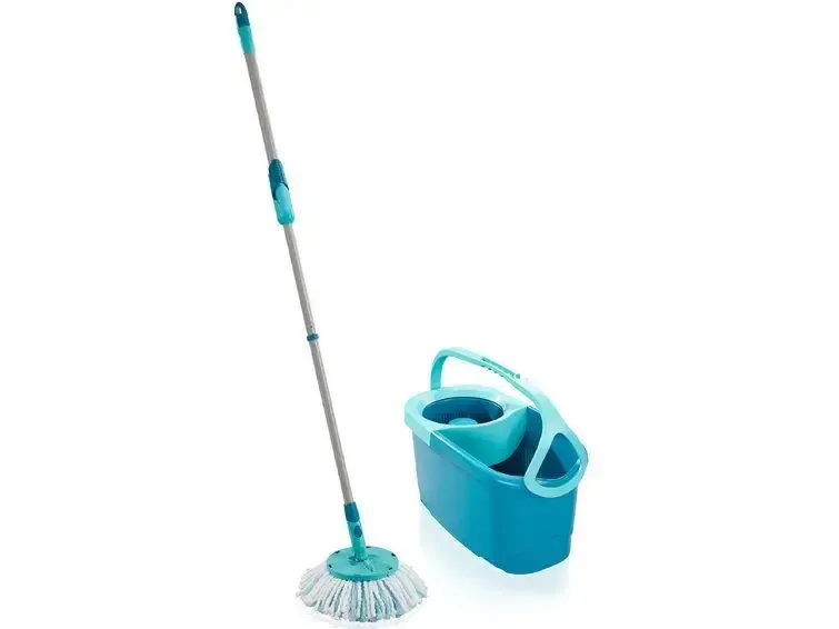 Leifheit Clean Twist Disc Mop sistema a mocio e secchio Serbatoio singolo Blu Direttamente Dal Produttore