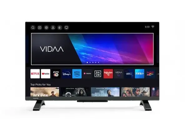 Consegna Rapida Toshiba 32WV2E63DA Televisione Smart TV 32 Pollici Led Hd Wi-fi Nero 250 cd/m²