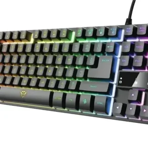 Ultimissimo Modello Trust GXT 833 Thado TKL tastiera Giocare USB QWERTY Italiano Nero