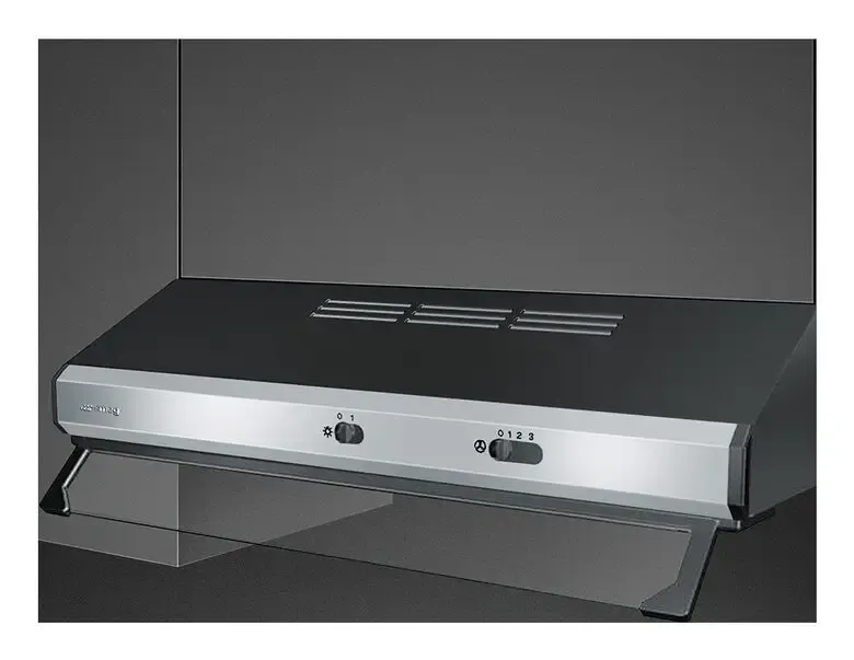 Smeg KSEC61XE3 cappa aspirante Incassato Nero, Acciaio inox 315 m³/h C Sconto