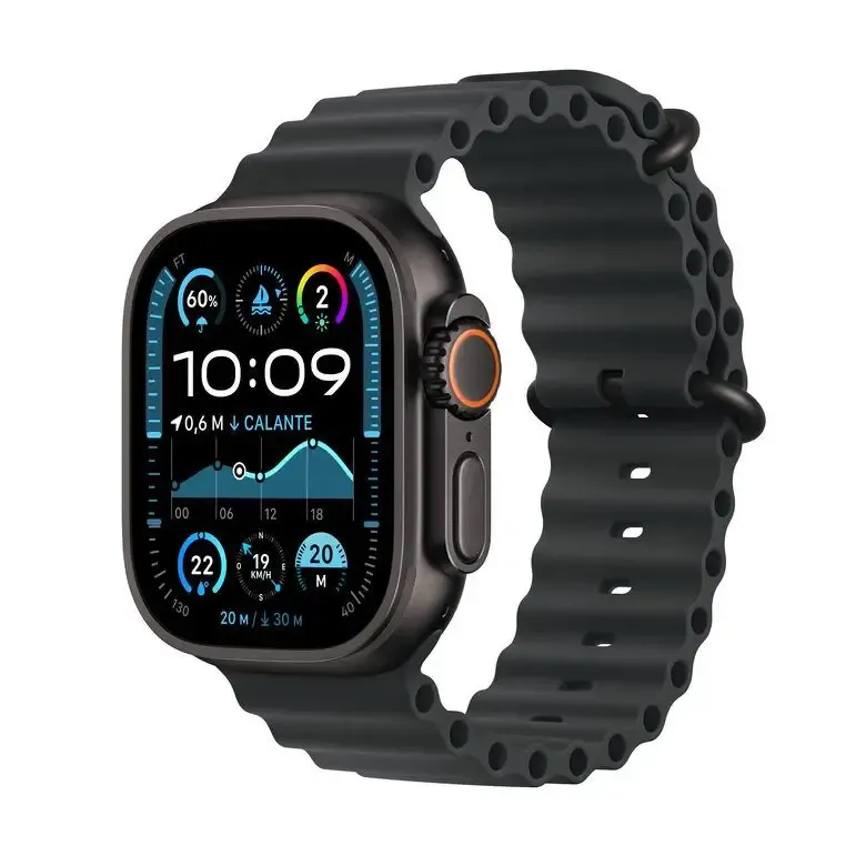 Apple Watch Ultra 2 GPS + Cellular 49mm Cassa Titanio Nero con Nero Ocean Band Acquista Ora