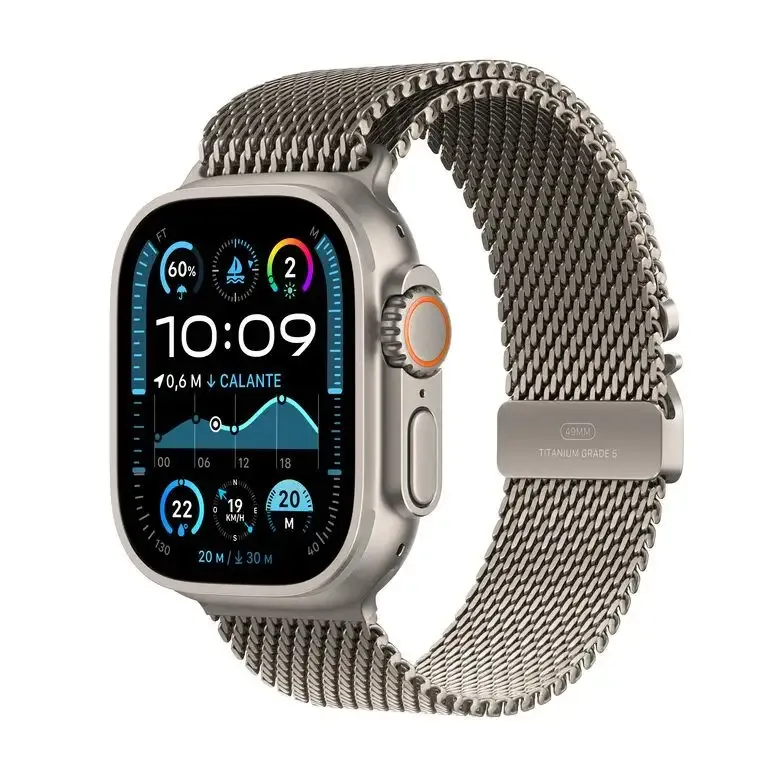 Offerta Apple Watch Ultra 2 GPS + Cellular 49mm Cassa in Titanio con Titanio Naturale Milanese Loop - M