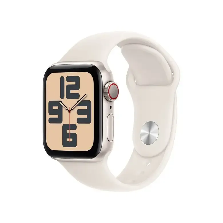 Ultimissimo Modello Apple Watch SE GPS + Cellular 40mm Cassa Alluminio Galassia con Galassia Sport Band - M/L