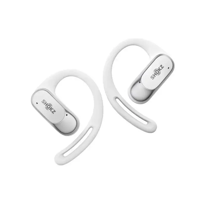 SHOKZ OpenFit Air, weiss Auricolare Wireless A clip Chiamate/Musica/Sport/Tutti i giorni Bluetooth Bianco Direttamente Dal Produttore