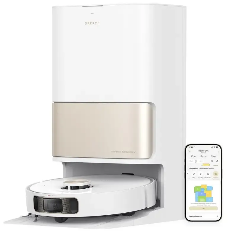 Offerta Dreame L10s Pro Ultra Aspirapolvere Robot Senza sacchetto Bianco
