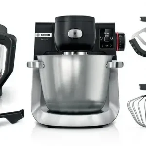 Prezzo Conveniente Bosch Serie 6 MUMS6ZS17 Macchina da Cucina 1600 W Nero, Inox spazzolato