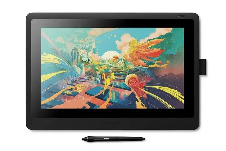 Prezzo Di Fabbrica Wacom Cintiq 16 tavoletta grafica Nero 5080 lpi (linee per pollice) 344,16 x 193,59 mm