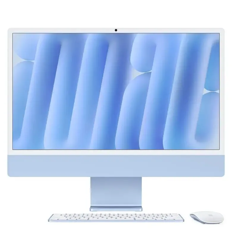 Apple iMac 24"Retina Display 4,5K, Chip M4 con CPU 10‑core, GPU 10‑core, 16GB, 256GB SSD, Blu Vendita Finale