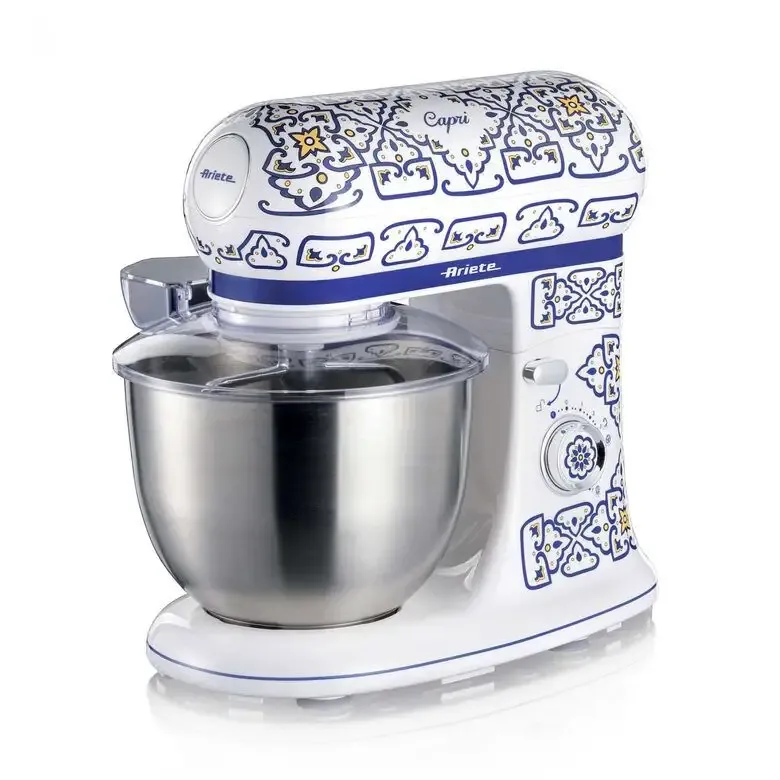 Ariete 1588 Impastatrice Capri, Planetaria, 7 velocità, 2400 Watt, 5,5 litri, Tazza Acciaio Inox Pagamento Sicuro