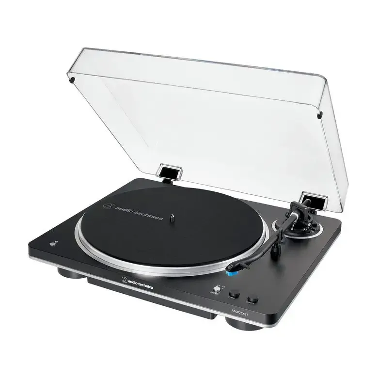 Nuova Collezione Audio-Technica AT-LP70XBT Giradischi con trasmissione a cinghia Nero, Argento Completamente automatico