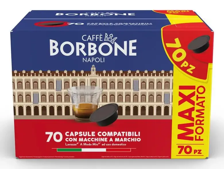 Caffè Borbone Miscela Decisa in capsule 70pz per macchine da caffè Lavazza® A Modo Mio® Ordina Subito
