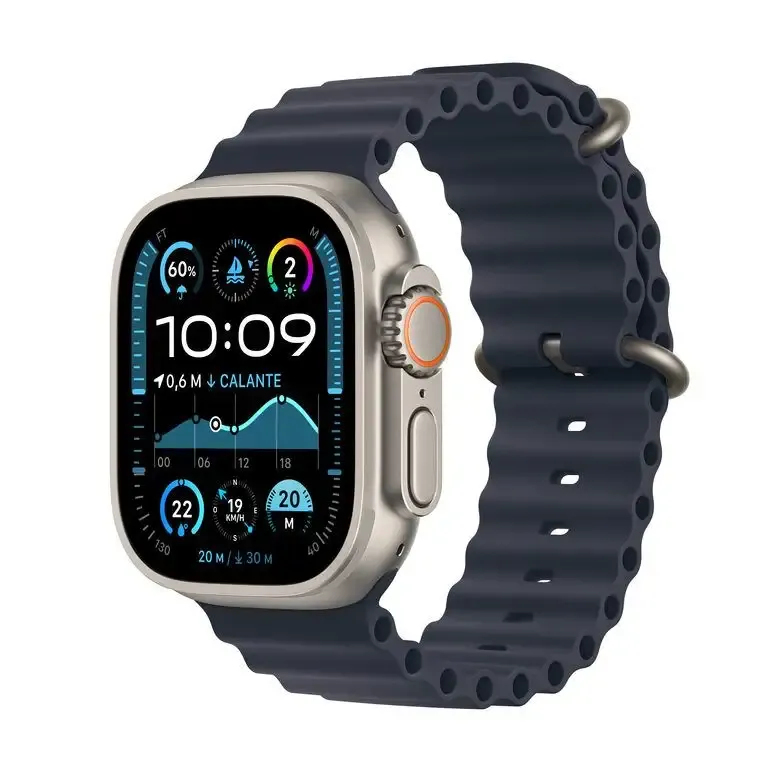 Apple Watch Ultra 2 GPS + Cellular 49mm Cassa in Titanio con Navy Ocean Band Più Venduto