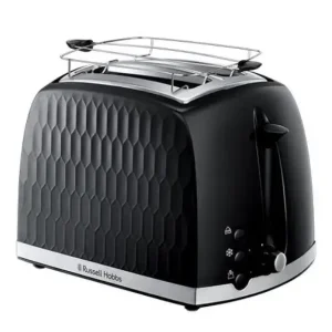 Prezzo Conveniente Russell Hobbs Honeycomb Black 2 Slice Toaster 6 2 fetta/e 850 W Nero