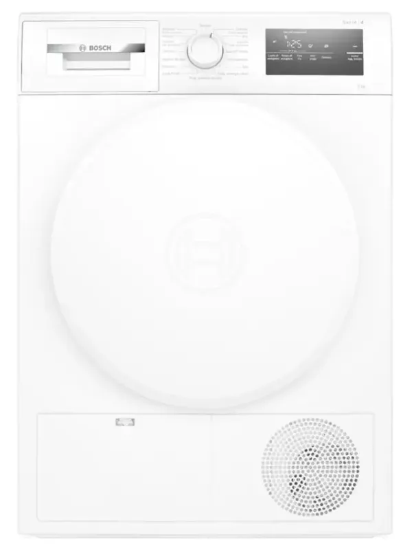 Bosch WTH83208II Serie 4 Asciugatrice A Libera Installazione 8 Kg, Pompa Di Calore, AutoDry, Classe E, Bianco Occasione Imperdibile