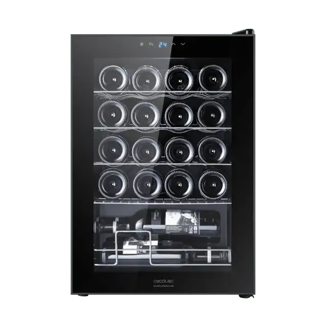 Direttamente Dal Produttore Bolero GrandSommelier 2050 Black Compressor Cantinetta 20 bottiglie con compressore controllo touch