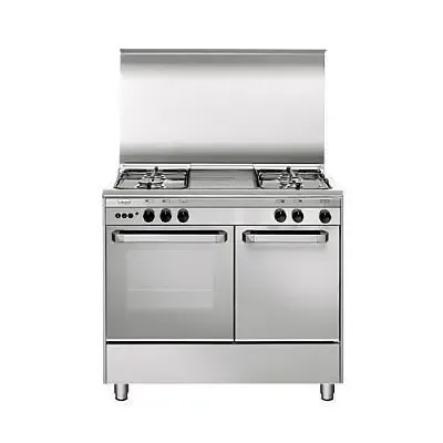 Glem Gas UR96BI cucina Piano cottura Acciaio inossidabile A Consegna Rapida