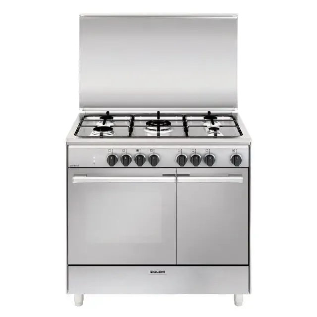 Prezzo Conveniente Glem Gas UR965MI cucina Piano cottura Acciaio inossidabile A