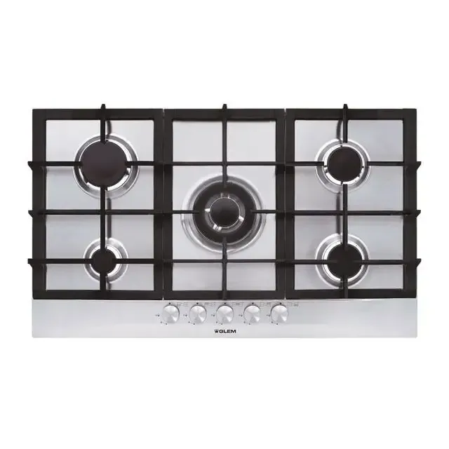 Prezzo Scontato Glem Gas GT955HIX Piano Cottura Acciaio Inossidabile Da incasso 5 Fornelli
