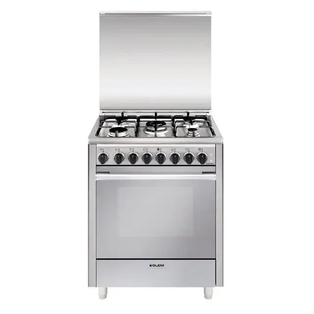 Glem Gas U765MI6 cucina Piano cottura Acciaio inossidabile A Di Tendenza