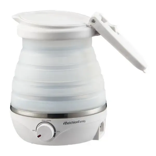 Acquista Ora Melchioni Family Mrs Kettle Bollitore da Viaggio Pieghevole 0,6L Doppio Voltaggio 800W