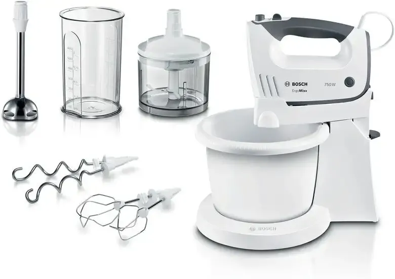 Bosch MFQ37490 Sbattitore ErgoMixx 750 W Bianco, grigio Economico