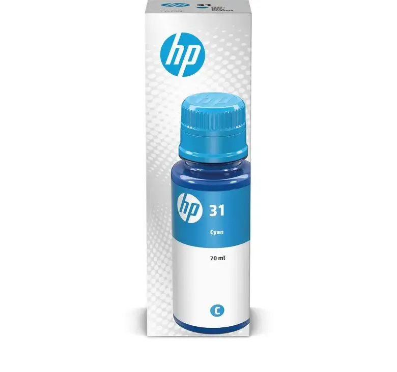 Soddisfatti O Rimborsati HP Flacone di inchiostro ciano originale 31 da 70 ml