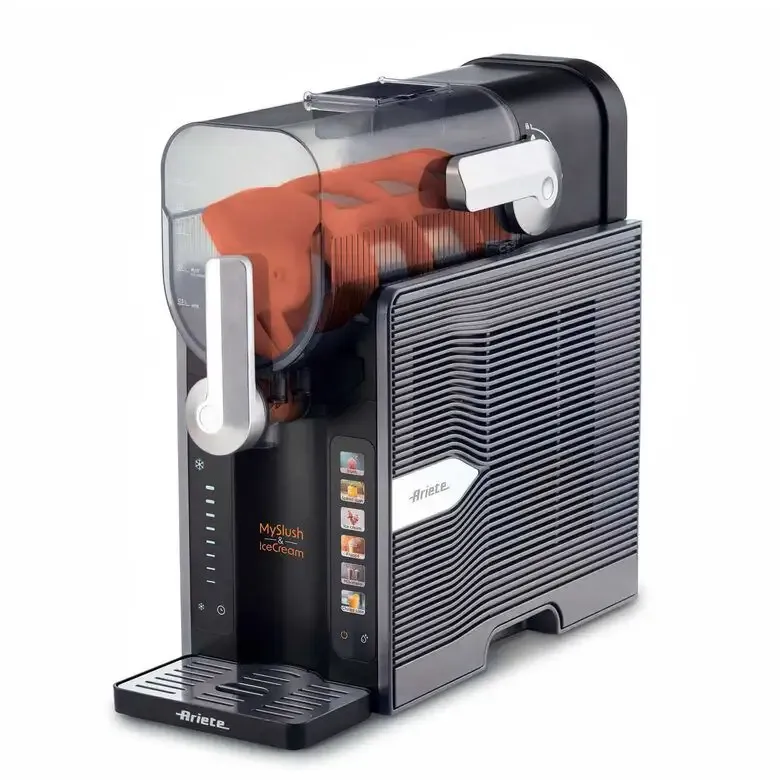 Ariete 655 MySlush & IceCream, Macchina per granite, gelati e frozen drink, Serbatoio 2,6L, 30-60 minuti di preparazione, 6 programmi automatici, Senza ghiaccio Quantità Limitata