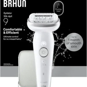 Compra Oggi Stesso Braun Silk-epil 9 Argento SES9-000 Nuovo Modello