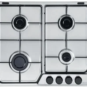 De’Longhi FFA 46 ASV piano cottura Acciaio inox Da incasso 60 cm Gas 4 Fornello(i) Spedito Oggi