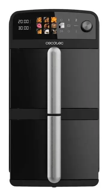 Prezzo Basso Cecotec Cecofry DuoLevel 10000 Doppia 10 L Indipendente 2400 W Friggitrice ad aria calda Nero