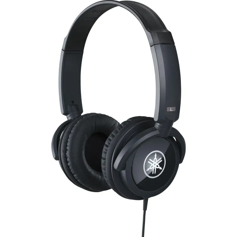 Reso Gratuito Yamaha HPH-100B Cuffie On-Ear Chiuse con Padiglioni Girevoli 90° Nero